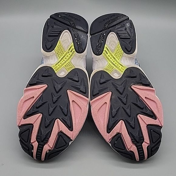 NEW Adidas Falcon Out Loud Graphic Satin Blue Pink - Picture 7 of 8